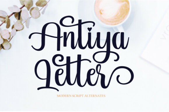 Antiraletter: A Modern Script Typeface for Editorial Design