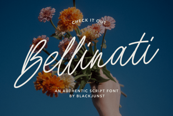 Belliniati: The Graceful Script Font for Handmade Branding