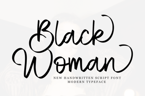 Blackwoman Regular: The Perfect Script Font for Handmade Products