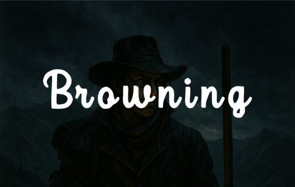 Browning Typeface: The Handwritten Font for Authentic Business Branding