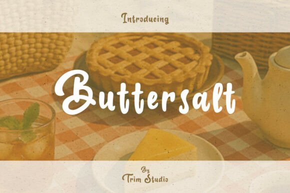 Buttersalt: The Playful Typeface for Authentic Small Business Branding