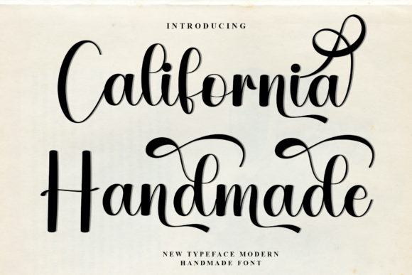 California Handmade: A Graceful Script for Modern Editorial Design