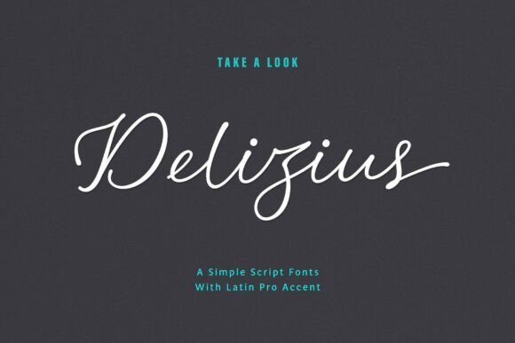 Delizius Latin Pro: A Modern Script Typeface for Authentic Branding