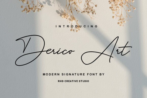 Derico Art: The Modern Typeface for Authentic Brand Identity