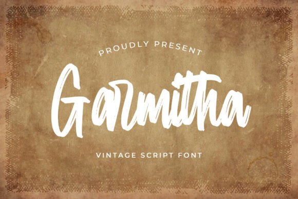 Garmitha: The Vintage Script Font That Elevates Small Business Branding