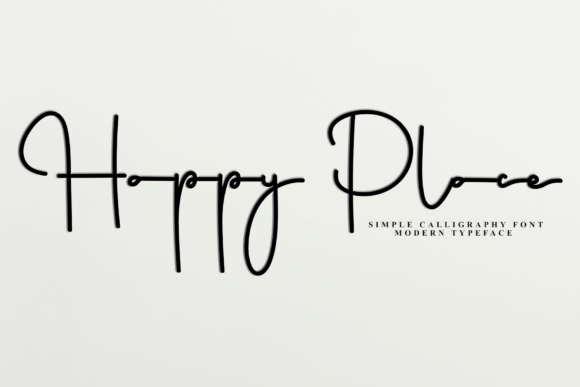 Happy Place Typeface: The Festive Font for Small Business Branding