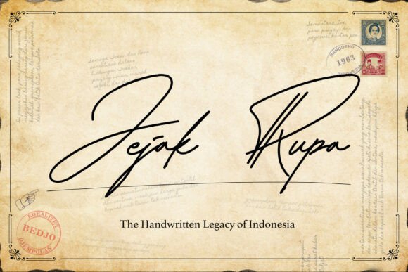 Jejak Rupa: A Handwritten Typeface That Brings Soul to Your Crafts