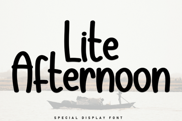 Lite Afternoon: A Handwritten Typeface for Calm Editorial Design