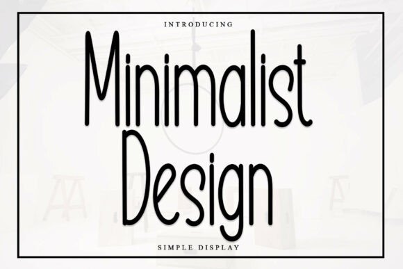 Minimalist Design: A Festive Typeface for Real Branding Projects