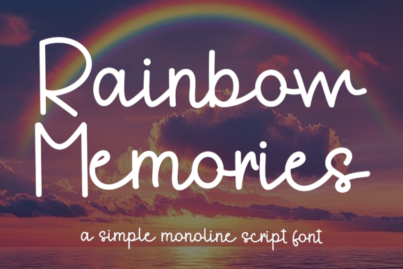 Rainbow Memories: A Premium Script Font for Memorable Brand Identity