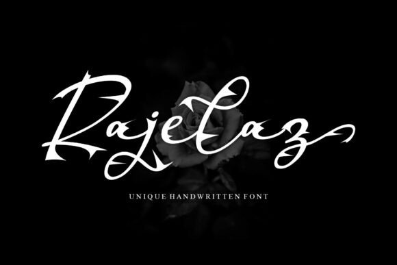 Rajelaz Regular: The Handwritten Typeface That Elevates Digital Branding