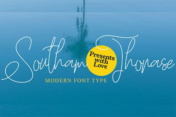 Southam Thonase: The Premium Script Font for Scroll-Stopping Campaigns