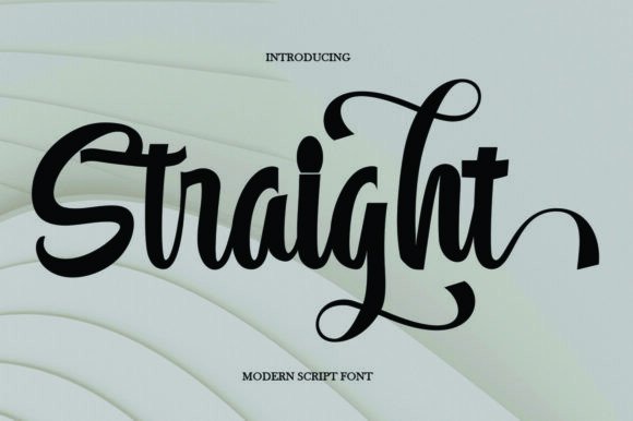 Straight Otf: The Modern Script Typeface for Handmade Brands