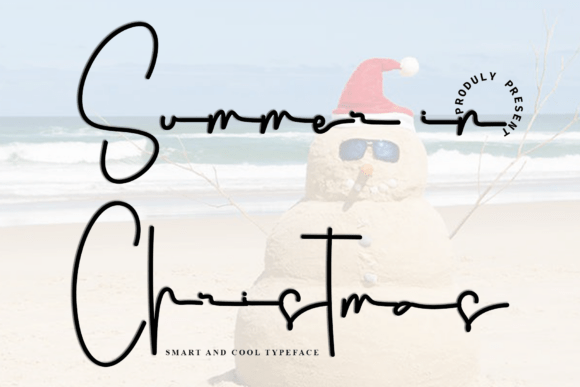 Summer in Christmas: A Playful Script Typeface for Modern Web Design