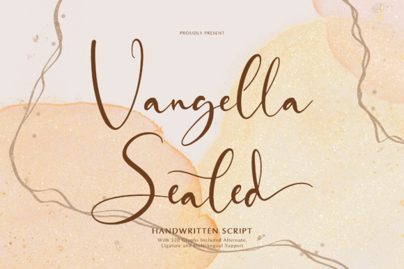 Vangella Sealed: The Perfect Handwritten Font for Your Shop